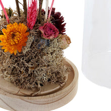 Charger l&#39;image dans la galerie, Figurine Décorative DKD Home Decor Fleurs Verre Bois MDF (11 x 11 x 26 cm)