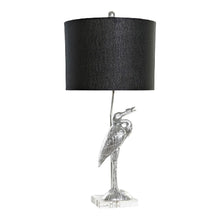 Charger l&#39;image dans la galerie, Lampe de bureau DKD Home Decor Noir Argent Polyester Acrylique Résine (33 x 33 x 74 cm)