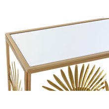 Charger l&#39;image dans la galerie, Table d&#39;appoint DKD Home Decor Métal Doré Miroir Volets (108 x 37 x 79.5 cm)