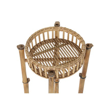 Charger l&#39;image dans la galerie, Cache-pot DKD Home Decor Bambou Naturel (32 x 32 x 55.5 cm)