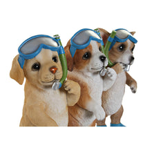 Charger l&#39;image dans la galerie, Figurine Décorative DKD Home Decor Résine Chien (3 pcs) (11.5 x 11.5 x 23 cm)