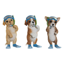 Charger l&#39;image dans la galerie, Figurine Décorative DKD Home Decor Résine Chien (3 pcs) (11.5 x 11.5 x 23 cm)