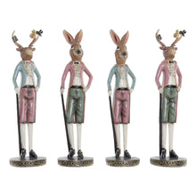 Charger l&#39;image dans la galerie, Figurine Décorative DKD Home Decor Résine Lapin (4 pcs) (10 x 10 x 36 cm)