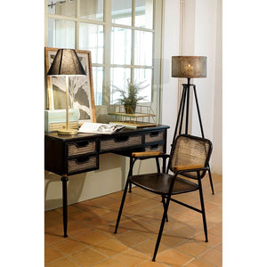 Bougeoir DKD Home Decor Noir Métal (2 pcs)