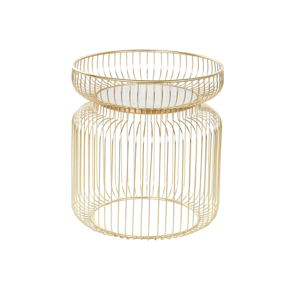 Table d'appoint DKD Home Decor Marbre Fer (43 x 43 x 47 cm)