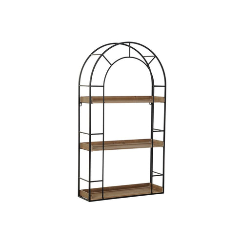 Étagère DKD Home Decor Noir Bois Métal (60 x 18 x 107 cm)