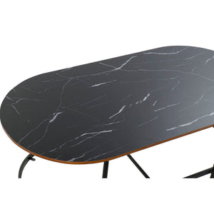 Table de Salle à Manger DKD Home Decor Bois Verre Fer (99.5 x 50 x 40 cm)