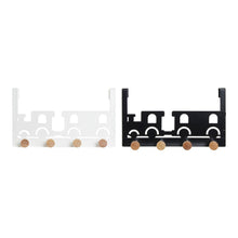 Charger l&#39;image dans la galerie, Porte-manteaux pour portes DKD Home Decor Train Métal Bois MDF (2 pcs) (28.5 x 8.5 x 16.5 cm)