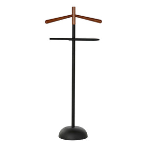 Valet de Nuit DKD Home Decor Bois Métal Brun foncé (46 x 22 x 106 cm)