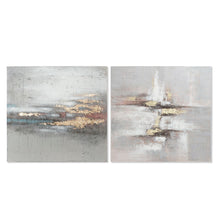 Charger l&#39;image dans la galerie, Cadre DKD Home Decor Toile Abstrait (2 pcs) (100 x 3.8 x 100 cm)