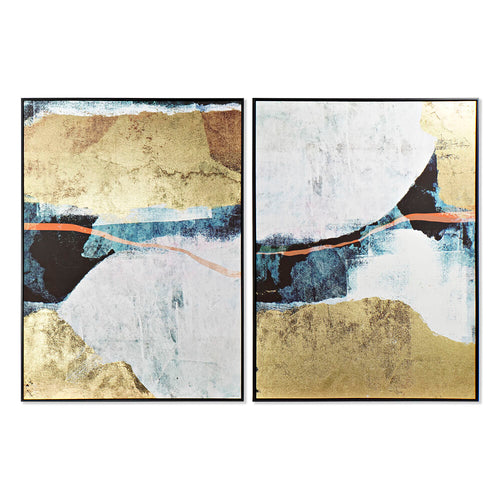 Cadre DKD Home Decor Abstrait (2 pcs) (103.5 x 4.5 x 143 cm)