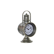 Charger l&#39;image dans la galerie, Horloge de table DKD Home Decor Verre Gris Fer (13.3 x 18 x 28.5 cm)