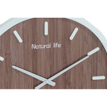 Charger l&#39;image dans la galerie, Horloge Murale DKD Home Decor Marron Bois MDF (50 x 3.5 x 50 cm) (2 pcs)