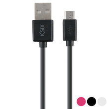 Charger l&#39;image dans la galerie, Câble USB vers Micro USB KSIX 1 m