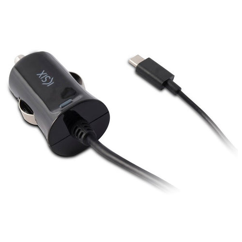 Chargeur de voiture KSIX 2.4A USB-C Noir