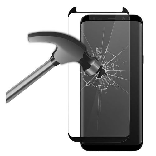 Film Protecteur en Verre Trempé pour Téléphone Portable Galaxy S8+ Extreme Noir