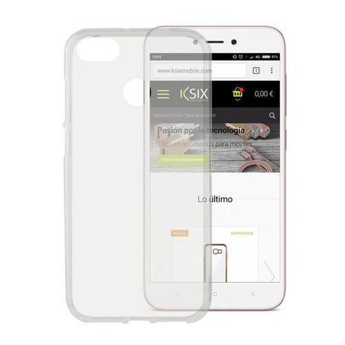 Protection pour téléphone portable Xiaomi Note 5a KSIX Flex TPU Transparent