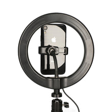 Charger l&#39;image dans la galerie, Anneau Lumineux pour Selfie Rechargeable Studio Live KSIX LED 14W Noir
