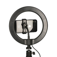 Charger l&#39;image dans la galerie, Anneau Lumineux pour Selfie Rechargeable Studio Live KSIX LED 14W Noir