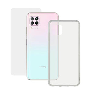 Film Protecteur en Verre Trempé pour Téléphone Portable + Étui pour Téléphone Portable Huawei P40 Lite Contact