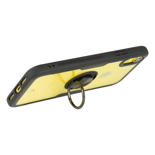 Coque avec Anneau Iphone Xr KSIX Transparent
