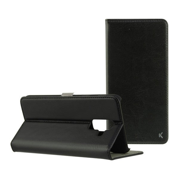 Housse Folio pour Mobile Galaxy J6 Plus 2018 Noir