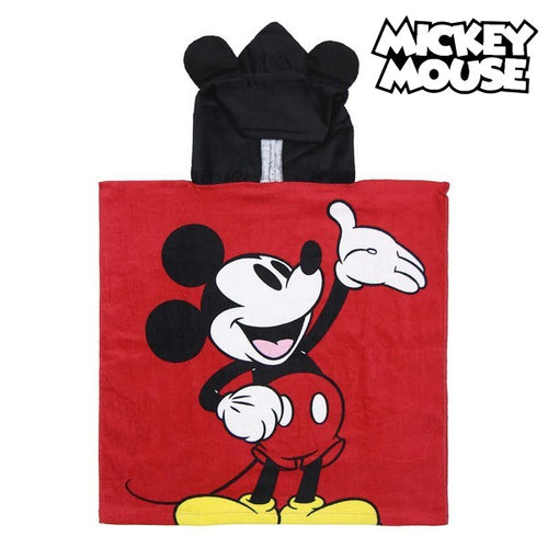Serviette poncho avec capuche Mickey Mouse 74133