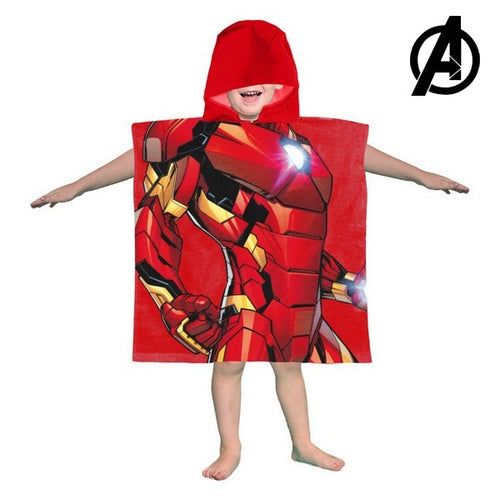 Serviette poncho avec capuche Ironman The Avengers 74164