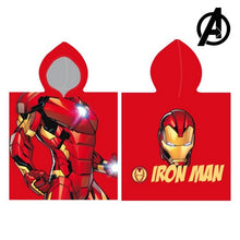 Charger l&#39;image dans la galerie, Serviette poncho avec capuche Ironman The Avengers 74164