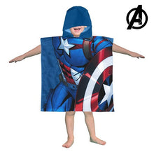 Charger l&#39;image dans la galerie, Serviette poncho avec capuche Captain America The Avengers 74171