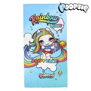 Serviette de plage Poopsie 75503 Microfibre Bleu