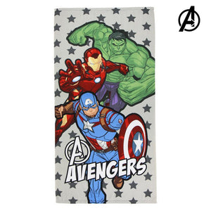 Serviette de plage The Avengers 75683 Microfibre Gris