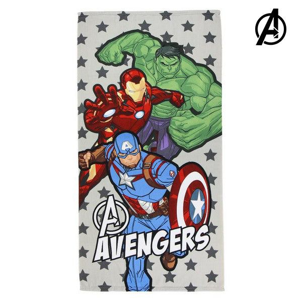 Serviette de plage The Avengers 75683 Microfibre Gris