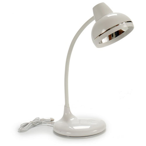 Lampe de bureau Plastique (14 x 42 x 14 cm) Blanc USB