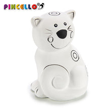 Charger l&#39;image dans la galerie, Tirelire PVC Céramique Chat (8,5 x 12 x 8,5 cm)