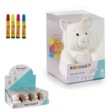 Charger l&#39;image dans la galerie, Tirelire PVC Feutres (10 x 13 x 9 cm)