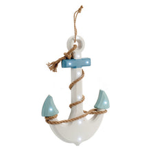 Charger l&#39;image dans la galerie, Décoration Suspendue Corde Bois Corde (4,5 x 46 x 32 cm) Lumières LED