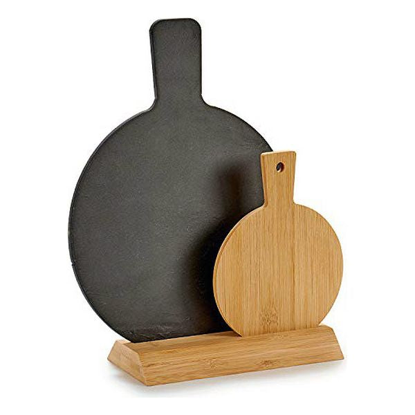 Ensemble à apértif Ardoise (10 x 33 x 28 cm) (2 pcs)