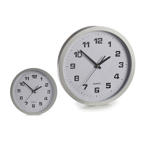 Horloge Murale Argent (37 x 4 x 37 cm)