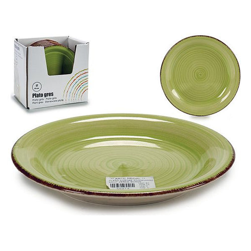 Assiette Vert Grès Ø 19 cm