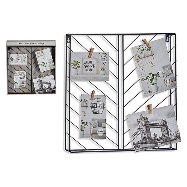 Cadre Photos fils de fer (3,5 x 39,5 x 39,5 cm)