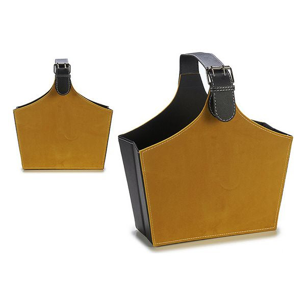 Porte-revues Velours Ocre (15 x 36 x 34 cm)