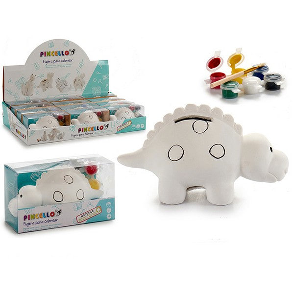 Tirelire Rayures (6 x 9 x 16 cm) Dinosaures