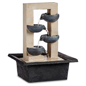 Fontaine Marron Plastique Résine (24 x 38 x 30 cm)