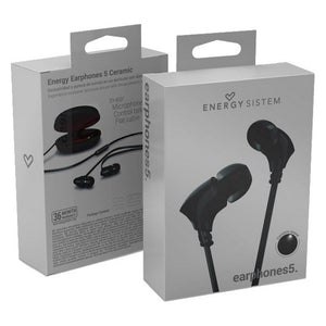 Casque bouton Energy Sistem 444762 Noir