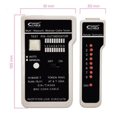 Charger l&#39;image dans la galerie, Testeur RJ11/RJ12/RJ45, coaxial NANOCABLE 10.31.0303