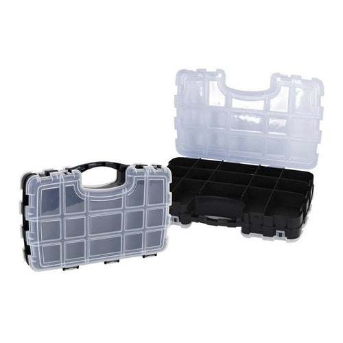 Boîte à outils avec compartiments Duo Capri Bricotech (33 x 22 x 7 cm)