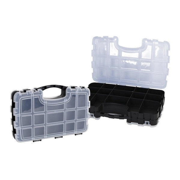 Boîte à outils avec compartiments Duo Capri Bricotech (33 x 22 x 7 cm)