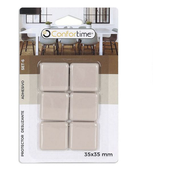 Protection pour pieds de chaise Confortime Adhésif (6 Pcs) (35 X 35 cm)