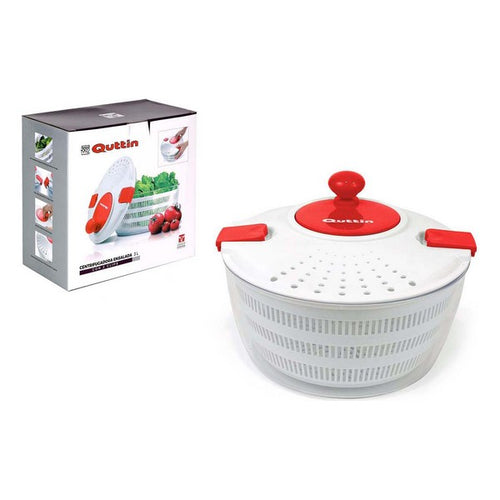 Centrifugeuse à salade Quttin Blanc Rouge (3 L) (ø 24 cm)